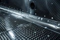 Exploring the Intricate Details of Carbon Fiber Composite Structures, A Close-Up Look at the Woven Pattern, Bolt F