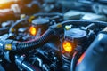 Exploring the Intricate Mechanics of a Modern Vehicle Engine: A Close-Up View of Internal Components and Their Functions,