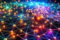 Exploring the Intricate Network of the Future A Futuristic AI System with Interconnected Digital Nodes