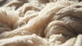 Interwoven Melodies, A Mesmerizing Tapestry of Color and Texture in a Close-Up of a Pile of Yarn Royalty Free Stock Photo