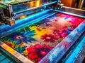 Exploring the Intricate World of Screen Printing Detailed Design Elements Vibrant Ink and Printmaking Techniques