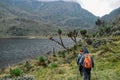 Exploring Lake Bujuku, Rwenzori Mountains