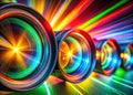 Exploring Light Refraction with ColorblindFriendly Concave and Convex Lens Optics A Detailed Visual Aid for Physics