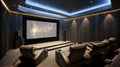 Exploring the Luxurious Comfort of a State-of-the-Art Home Cinema Room