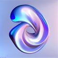 Exploring the Mesmerizing World of Blue and Purple Gradient Curves in Computer Swirl Octane