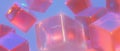 Exploring multi-dimensional data through rotating 3D cubes in an abstract setting Royalty Free Stock Photo