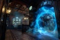 Exploring a Mysterious Portal, Unveiling the Secrets of a Clockwork Time Rift in an Enigmatic Victorian Building, F