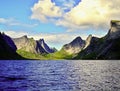 Exploring norwegian fjords on the boat