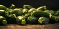 Exploring the Nutritional Power and Culinary Versatility of Zucchini, Copy Space Background