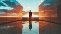 Exploring personal identity through self-reflection and deep contemplation.