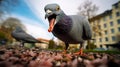 Exploring Pigeon Feeding Behavior: A Post-processed Cityscape