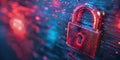 Exploring protection from cyber threats and securing digital privacy in a techsavvy world. Concept