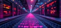 Exploring quantum computing with advanced algorithms and data processing in generative AI Royalty Free Stock Photo