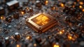 Exploring quantum computing concepts with focus on qubit functionality and neural network optimization techniques Royalty Free Stock Photo