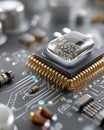 Exploring Quantum Computing: The Revolutionary Truth Behind Ultra Advanced Computer Chips and Their Impacts Royalty Free Stock Photo
