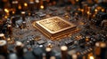 Exploring quantum computing technologies with emphasis on qubit functionality and algorithm optimization in neural Royalty Free Stock Photo
