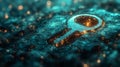 Exploring quantum encryption principles and the significance of secure protocols in communication technology. Generative Royalty Free Stock Photo