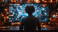 Exploring quantum encryption protocols with advanced qubit systems and security measures for eavesdropping prevention Royalty Free Stock Photo