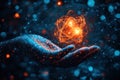 Exploring quantum energyinnovative concept digital space abstract visuals futuristic environment close-up viewpoint