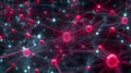 Exploring quantum networks digital realm abstract visualization futuristic environment macro view connectivity concept