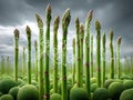 Exploring Smart Agriculture through IoT Innovations in a Lush Asparagus Field with Digital Technology