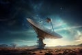 Exploring the space: sky-pointing radio telescope. An astronomical instrument for receiving radio emissions from