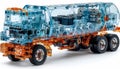 Exploring sustainable transportation hydrogen fuel cell engine in a transport truck