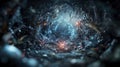 Exploring technological dreams transformative landscapes within a mysterious digital realm