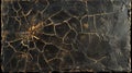 Exploring textural beauty cracked skin macro photography with delicate aging lines in a dark art studio setting