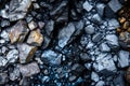 Exploring the Textures and Hues of Dark, Iridescent Rocks: A Deep Dive into Geological Formations