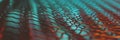 Exploring textures of mesh netting and corrugated steel with sheen highlights