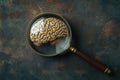 Exploring transparency in artificial intelligence through a magnifying glass on a detailed brain model