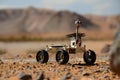 Exploring Uncharted Terrain, A Robotic Rover Navigates Rocky Deserts and Unveils Geological Secrets with Advanced S