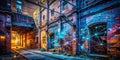 Exploring the Urban Landscape Visualizing Data Flow Through Abstract Network Photography