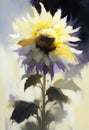 Exploring the Vibrant Contrasts: A Study of Sunflower Yellow, Gr
