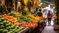 Exploring vibrant local markets in a foreign land