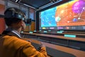 Exploring Virtual Reality, Immersive Data Visualization and Interactive Design in a Futuristic Setting, Showcasing
