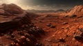 Exploring the Wonders of a Martian Crater: Cinematic Details in Unreal Engine