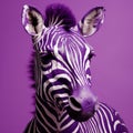 Exploring The World Of Painting Zebras On Purple: A Photographer\'s Journey