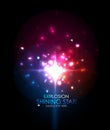 Explosion abstract background Royalty Free Stock Photo