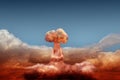 Explosion Of Atomic Bomb