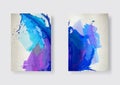 Explosion of color paint banners set. Freeze motion of color exploding. Royalty Free Stock Photo