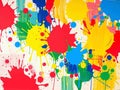 Explosion of color, symphony of colors created by AI Royalty Free Stock Photo