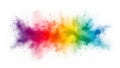 Explosion of colorful powder Royalty Free Stock Photo