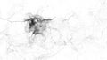 Explosion - 3D rendering. Abstract illustration, computer generated image CGI Royalty Free Stock Photo
