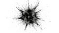Explosion effect isolated on white background Royalty Free Stock Photo