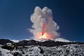 Explosion Etna Royalty Free Stock Photo