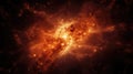 explosion fire galaxy Royalty Free Stock Photo