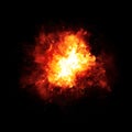 Explosion fire Royalty Free Stock Photo