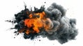 Explosion of Fire and Smoke, Generative AI